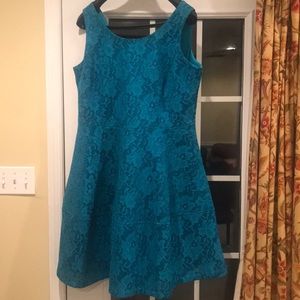 COPY - Calvin Klein A-Line Dress with laces over lay 👗